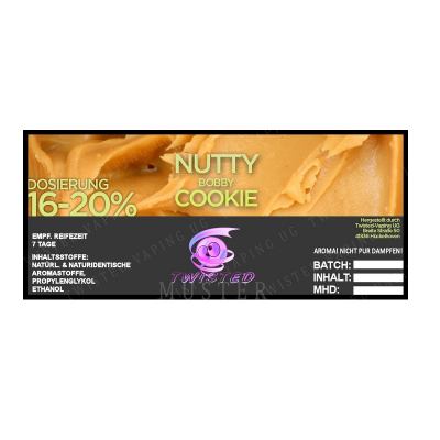 AROMA CONCENTRATO TWISTED - NUTTY BOBBY COOKIE - 10 ML