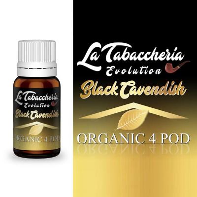 La Tabaccheria Organic 4 Pod Single Leaf Black Cavendish Aroma 10 ml